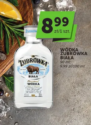 Wódka Żubrówka Biała promocja w Groszek