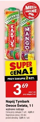 Napój Tymbark Owoce Świata promocja w Twój Market