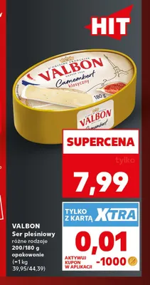 Ser pleśniowy Valbon promocja w Kaufland