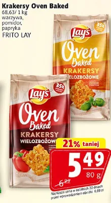 Krakersy Oven Baked Frito Lay promocja w Prim Market