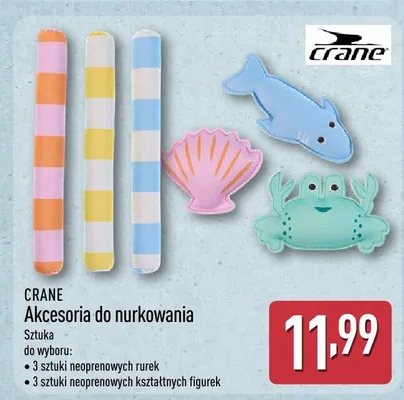 Akcesoria do nurkowania CRANE promocja w Aldi