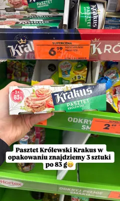 Pasztet Królewski Krakus promocja w Biedronka