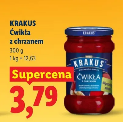 Ćwikła z chrzanem promocja w Lidl