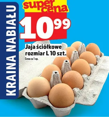 Jaja ściółkowe rozmiar L promocja w TOPAZ