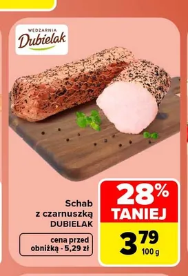 Schab z czarnuszką Dubielak promocja w Carrefour Market