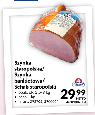 Schab staropolski Mazury promocja w Makro