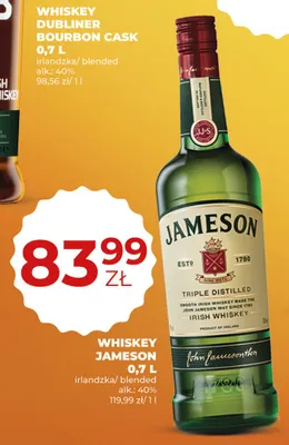 Whiskey Jameson promocja w Duży Ben
