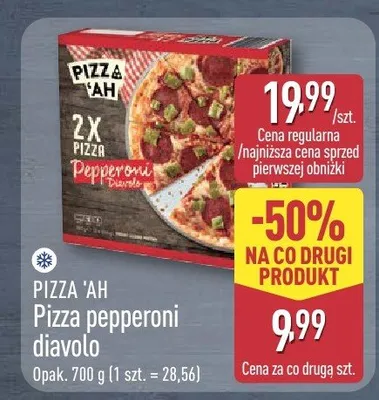 Pizza pepperoni oliwki promocja w Aldi
