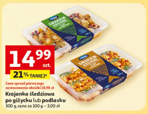Krajanka śledziowa po giżycku lub podlasku promocja w Auchan