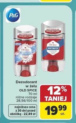 Dezodorant w żelu Old Spice Whitewater promocja w Carrefour Market