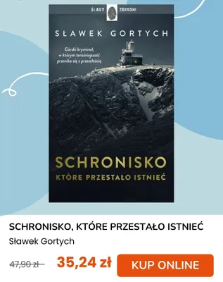 Książka Schronisko, które przestało istnieć Sławek Gortych taniaksiazka.pl promocja w taniaksiazka.pl