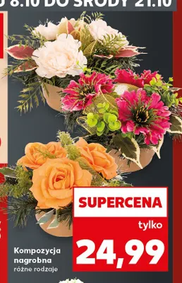 Kompozycja nagrobna promocja w Kaufland