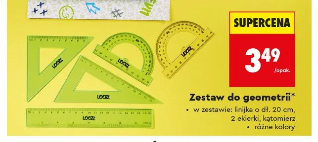 Zestaw do geometrii LOOZZ promocja w Biedronka
