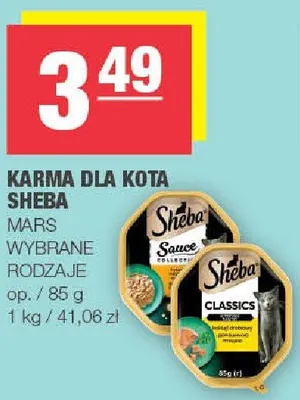 Karma dla kota Sheba promocja w SPAR