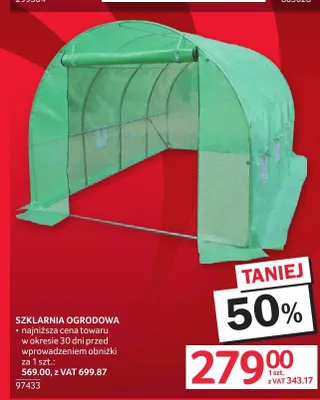 Szklarnia ogrodowa promocja w Selgros