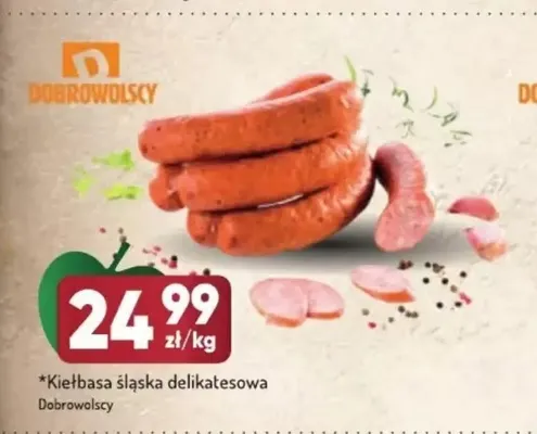 Kiełbasa śląska delikatesowa Dobrowolscy promocja w Avita