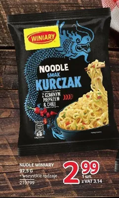 Nudle Winiary smak kurczak z czarnym pieprzem & chili promocja w Selgros