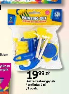 Zestaw gąbek i wałków Astra promocja w Empik
