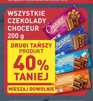 Czekolady Choceur promocja w Aldi