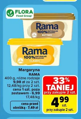 Margaryna Rama Classic promocja w Carrefour Market