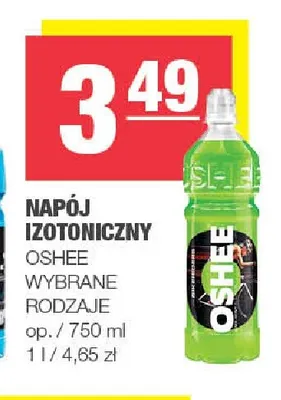 Napój izotoniczny Oshee promocja w SPAR