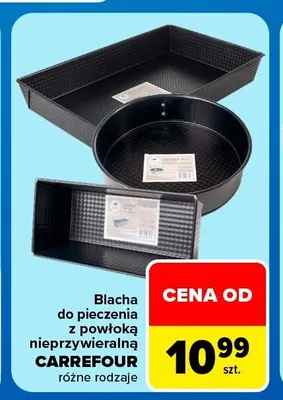 Blacha do pieczenia z powłoką nieprzywieralną Carrefour promocja w Carrefour Market