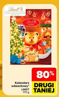 Kalendarz adwentowy Lindt promocja w Carrefour