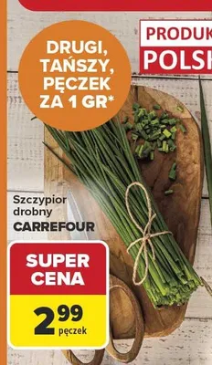 Szczypior drobny Carrefour promocja w Carrefour