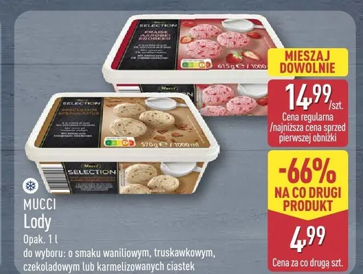 Lody MUCCI promocja w Aldi