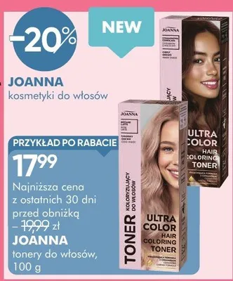 Tonery do włosów Ultra Color Toner promocja w Super-Pharm