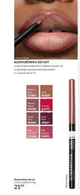 Konturówka do ust Avon Glimmerstick Pink Cashmere 12104 promocja w AVON