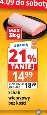 Schab wieprzowy bez kości Morliny promocja w Leclerc