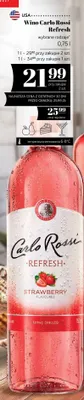 Wino Carlo Rossi Refresh Strawberry promocja w POLOmarket