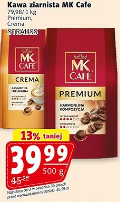 Kawa mielona MK Café Crema promocja w Prim Market