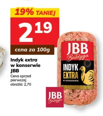 Indyk extra w konserwie JBB promocja w Hitpol