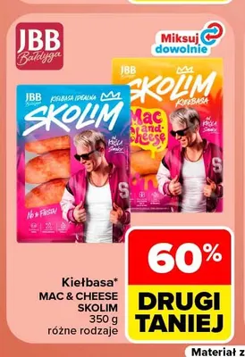 Kiełbasa Mac & Cheese Skolim promocja w Carrefour Market