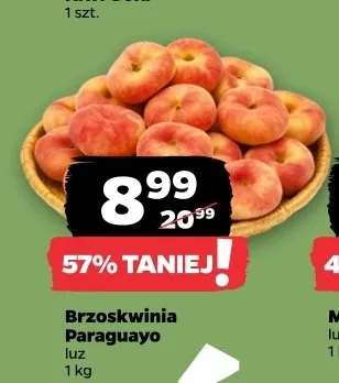 Brzoskwinia Paraguayo luz promocja w Netto