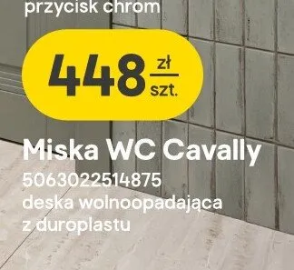 Miska WC Cavally promocja w Castorama