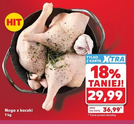Noga z kaczki promocja w Kaufland