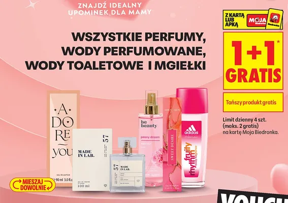 Woda perfumowana A Do Re You promocja w Biedronka