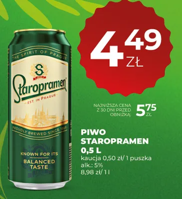 Piwo Staropramen promocja w Duży Ben