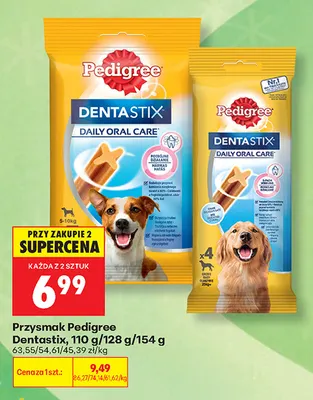 Przysmak dla psa Pedigree Dentastix promocja w Biedronka