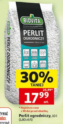 Perlit ogrodniczy Biovita promocja w Auchan