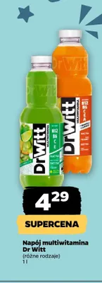 Napój multiwitamina Dr Witt promocja w Netto