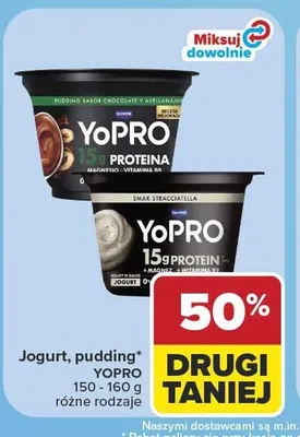 Jogurt proteinowy YoPro promocja w Carrefour
