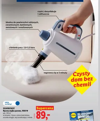 Ręczna myjka parowa Silvercrest promocja w Lidl
