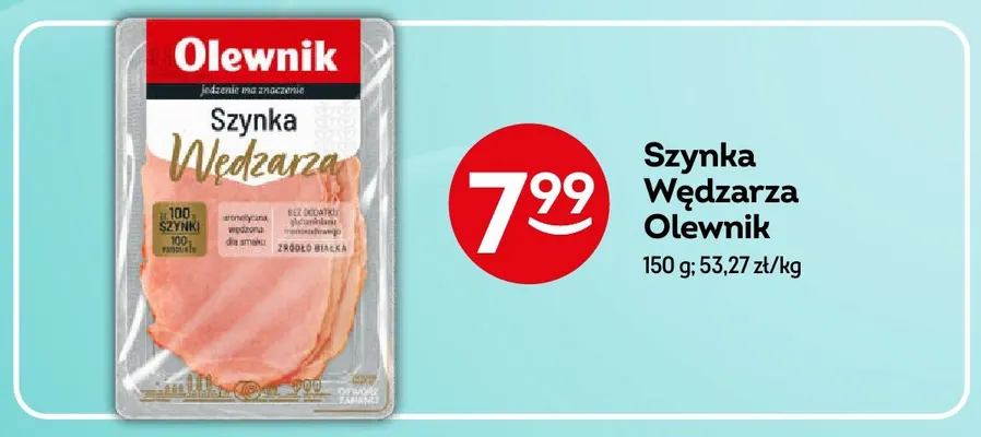 Szynka Wędzarza Olewnik promocja w Żabka