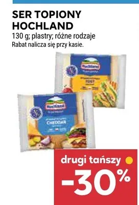 Ser topiony hochland plastry, różne rodzaje promocja w Stokrotka