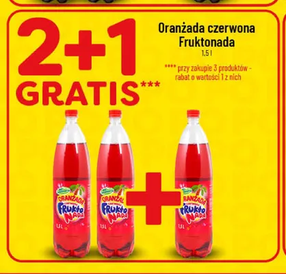 Oranżada czerwona Fruktonada promocja w POLOmarket