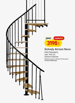 Schody Atrium Novo promocja w Castorama